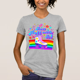 Rulla med den! Rainbow Roller Skate T-shirt