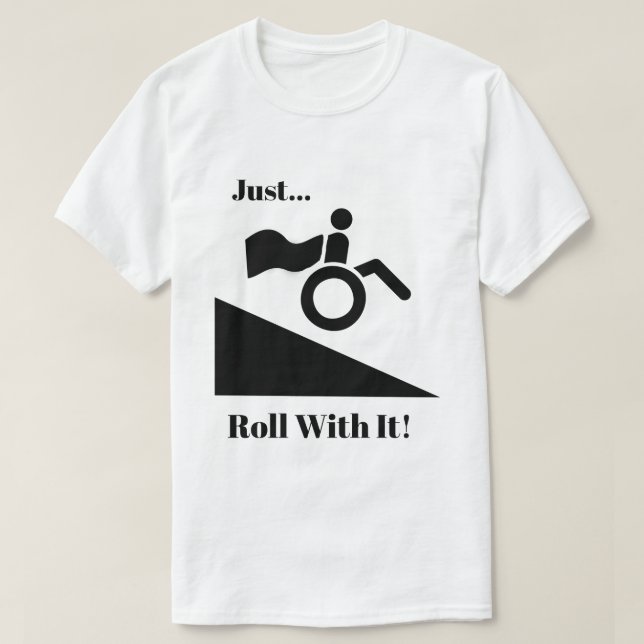 Rulla med det! t-shirt (Design framsida)