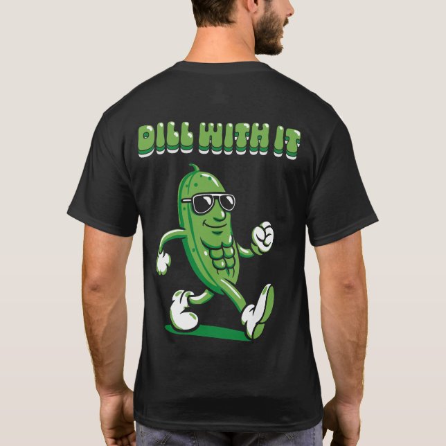 Rulla med fickskärmen framåt och bakåt t shirt (Baksida)
