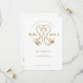 Rulla med Pappra Guld i med stam- och groomtoalett Spara Datumet