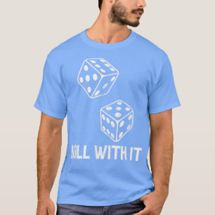 Rulla med Retro Dice Player Game Natt Party Ca T Shirt