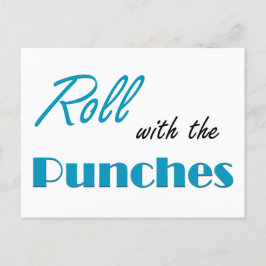 Rulla med Slagit, dagligt bekräftelsekort Helg Vykort