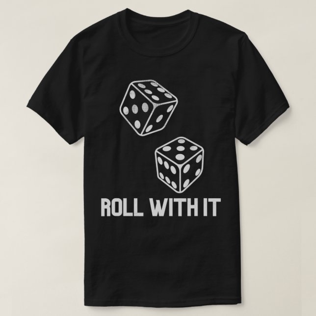 Rulla med spelet Party i kväll, kasinon Games Retr T Shirt (Design framsida)
