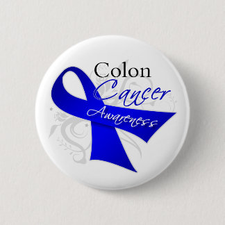 Rulla Medvetenhet om cancer i blobbon Colon Cancer Knapp