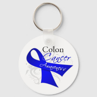 Rulla Medvetenhet om cancer i blobbon Colon Cancer Nyckelring