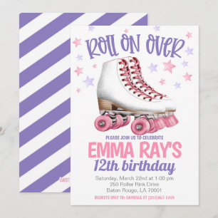 Rulla över rullstolsfågel inbjudningar