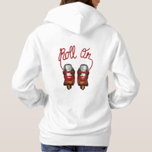 Rulla på akggressiva valsblad Hoodie T Shirt