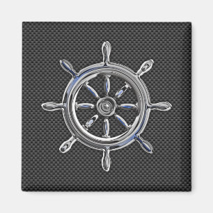 Rulla på kolfiberstil magnet
