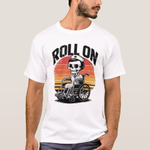 Rulla På Skelettsjuksköterska � Mörk humor Sjukvår T Shirt