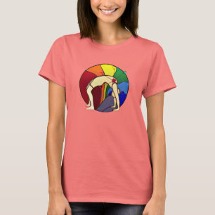 Rulla poserar T-skjortan T Shirt
