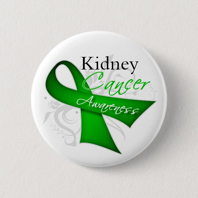 Rulla Ribbon Kidney Cancer Awareness Knapp (Framsida)