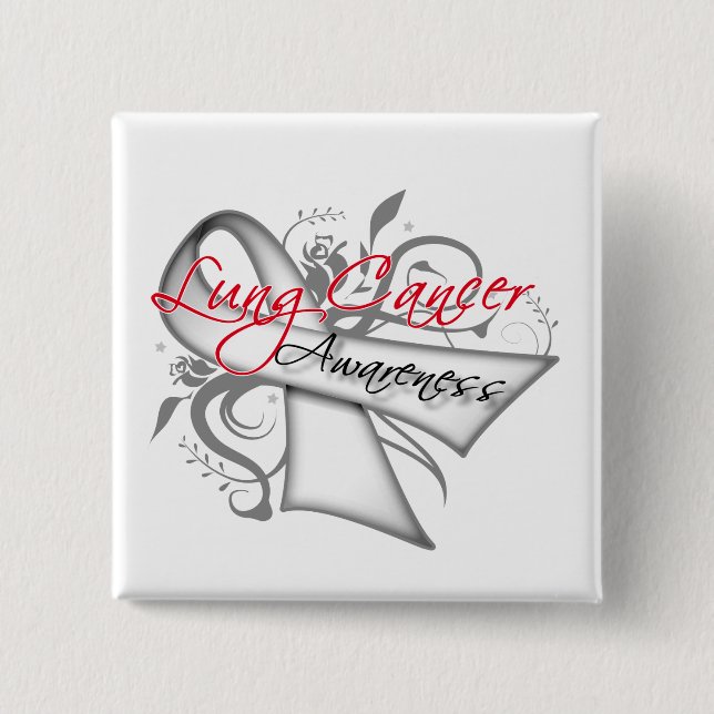 Rulla Ribbon Lung Cancer Awareness Knapp (Framsida)
