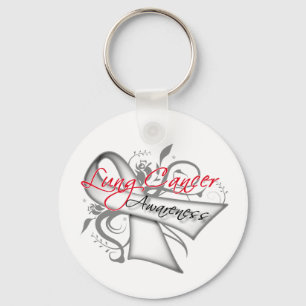 Rulla Ribbon Lung Cancer Awareness Nyckelring