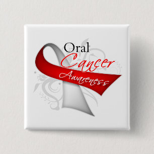 Rulla Ribbon Oral Cancer Awareness Knapp