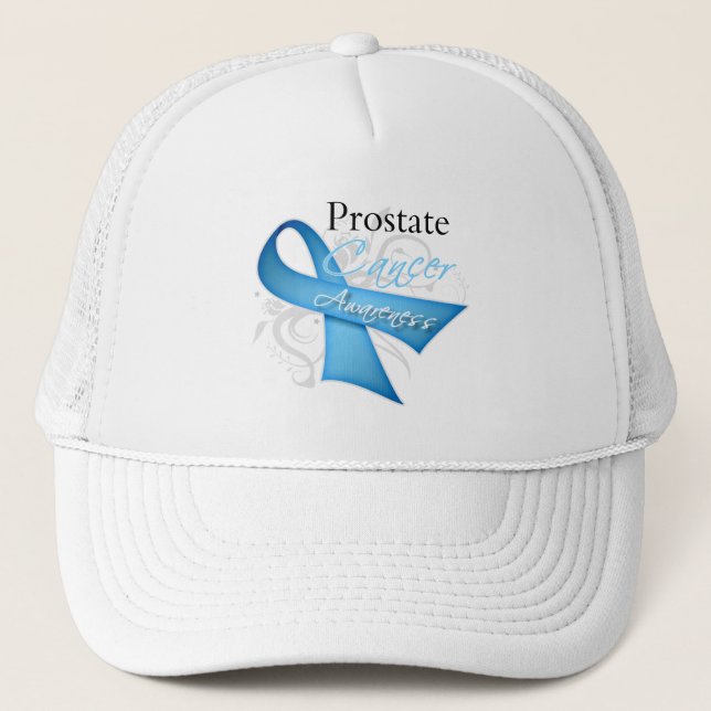 Rulla Ribbon Prostate Cancer Awareness Truckerkeps (Framsida)