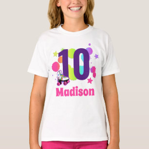 Rulla Skate Födelsedagsfest Age Shirt T