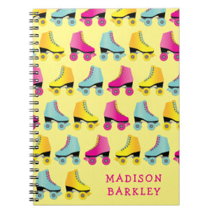 Rulla Skate Kid Cute Retro-Skalbar bärbar dator Anteckningsbok