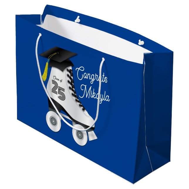 Rulla Skate Studentfest Skatt Rink Blue (Baksidan Vinklad)