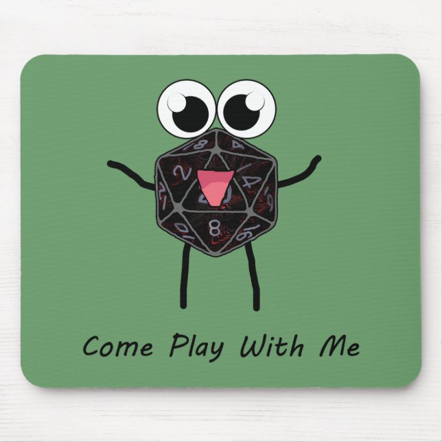 Rulla tärningen musmatta (Framsidan)