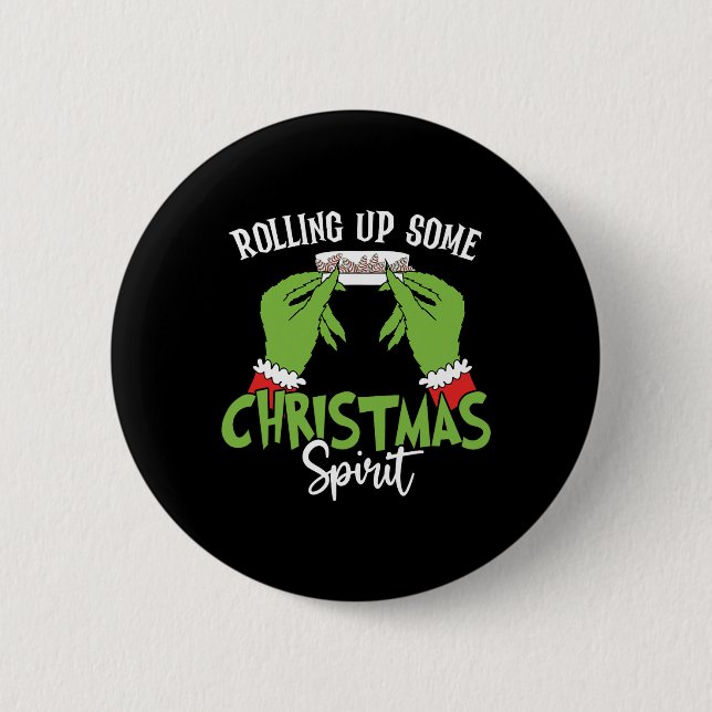 Rulla Upp Några Julstämning Julgran Ca Knapp (Framsida)