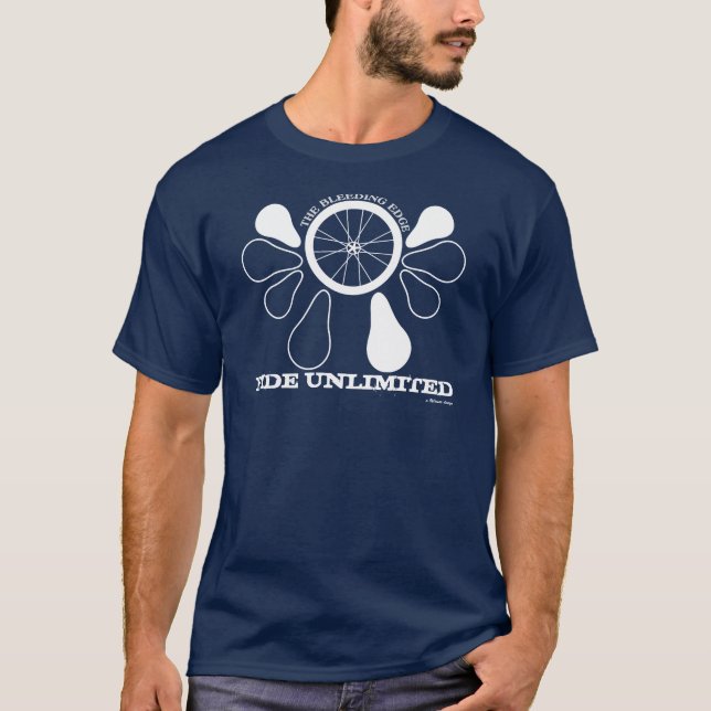Rulla vapenskölden, den OBEGRÄNSADE RITTEN, en T-shirt (Framsida)
