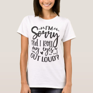 Rullade jag ut Ögon ur Loud T-Shirt