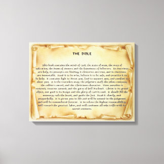 Rullan Bible Canvas