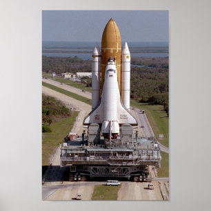Rullande av Space Shuttle Discovery (STS-63) Poster