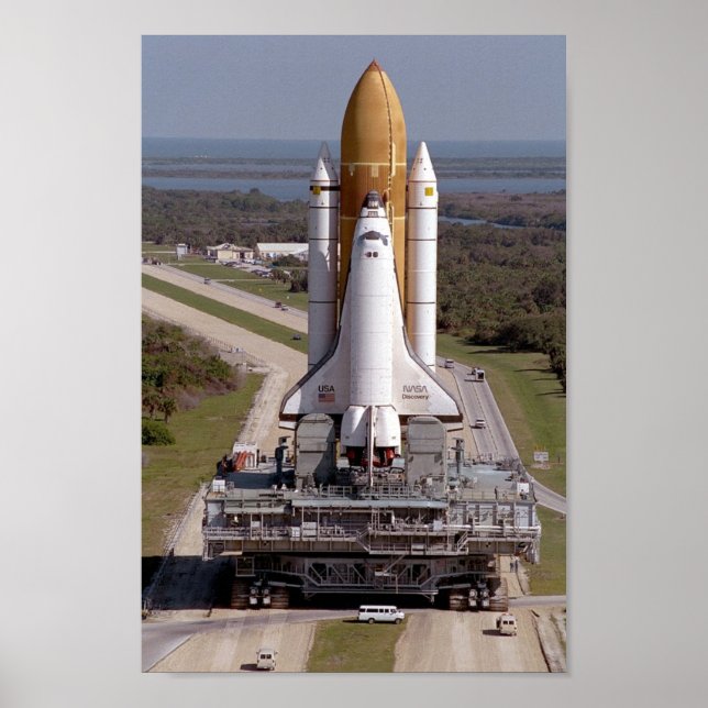 Rullande av Space Shuttle Discovery (STS-63) Poster (Framsidan)
