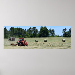 Rullande baler för traktorer av hö poster