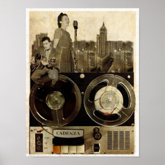 Rullande band poster