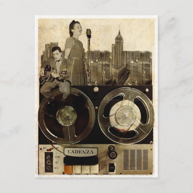 Rullande band vykort (Framsida)