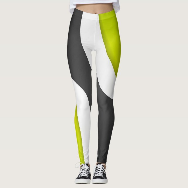 Rullande Färg Leggings (Framsida)