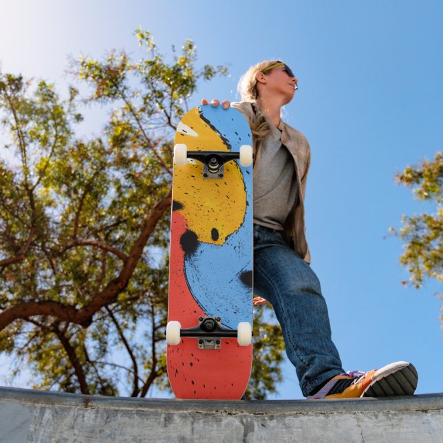 rullande färg mini skateboard bräda 18,5 cm (Utomhus 1)