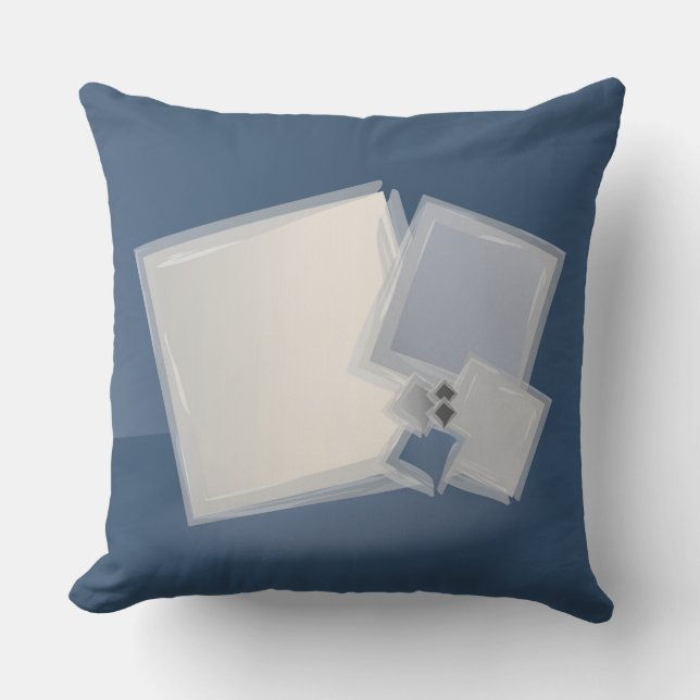 Rullande Fibonacci-kvadrater Kudde (Framsida)