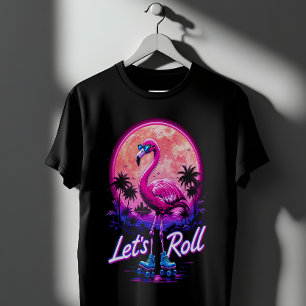 Rullande flamingo t shirt