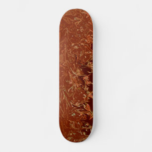 Rullande flammar på däckdesign old school skateboard bräda 18 cm