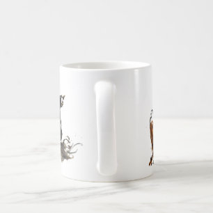 Rullande häst kaffemugg