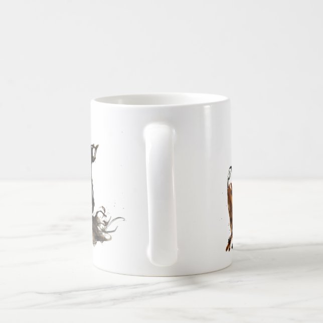Rullande häst kaffemugg (Handtag)