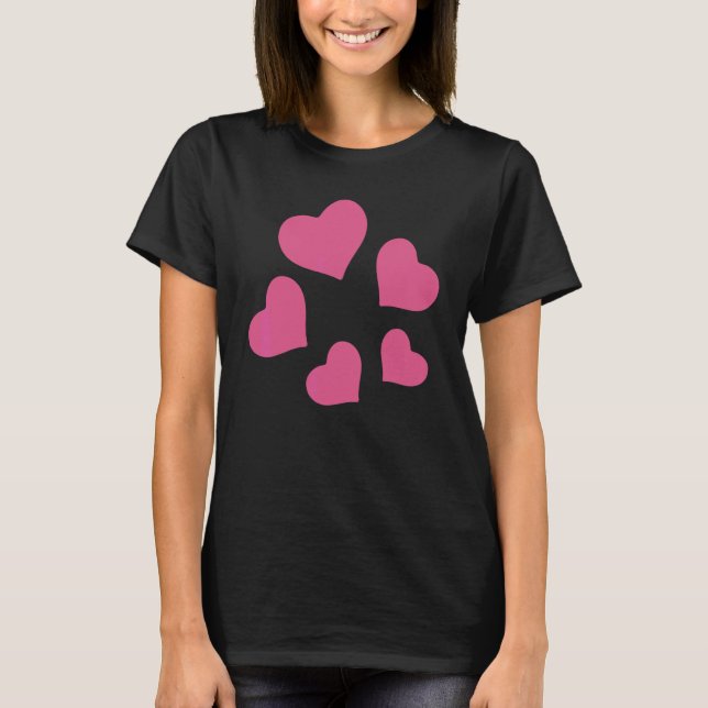 Rullande Hjärtans Kostym T Shirt (Framsida)