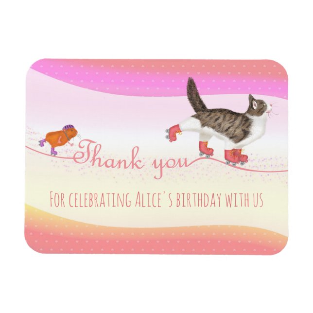 Rullande husdjur, partigruppsfavör, magnet (Horisontell)