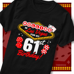 Rullande i Las Vegas 61-årsfirande Kasinofest T Shirt