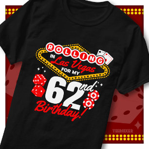 Rullande i Las Vegas 62-årsfirande Kasinofest T Shirt