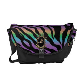 Rullande i Psychedelic tiger för Kurir Väska