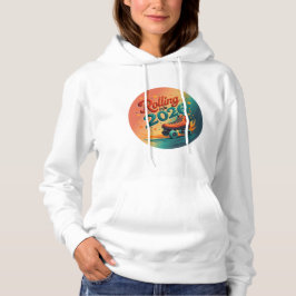 Rullande in i 2026 Retro Skate Hoodie T Shirt