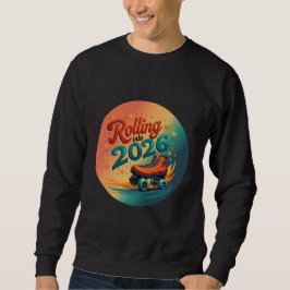 Rullande in i 2026 Retro Skate Tröja Lång Ärmad Tröja