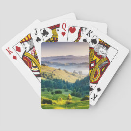 Rullande kullar naturskön foto casinokort
