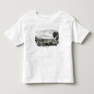 Rullande lawnsna på den Hampton domstolslotten T-shirt