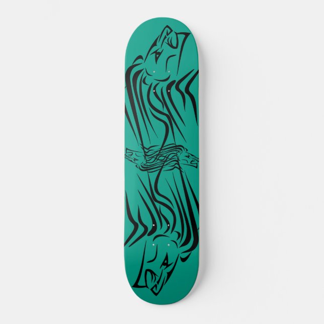 Rullande Lejon Skateboard (Framsida)