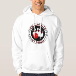 Rullande med mina Homies-gåvor till Bowling bowler Hoodie